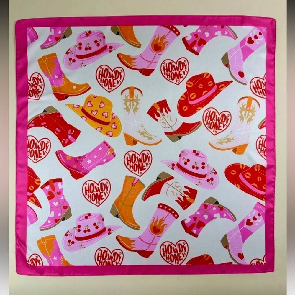 Western Print Scarf P68